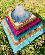 Orgonit Gyza Pyramide „Candy glitter“